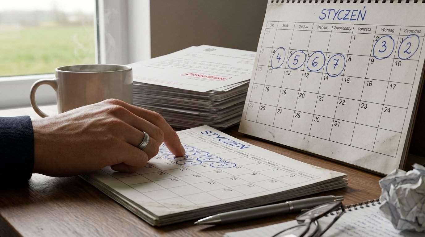 Pozwolenie na budowę 65 dni roboczych czy kalendarzowych?